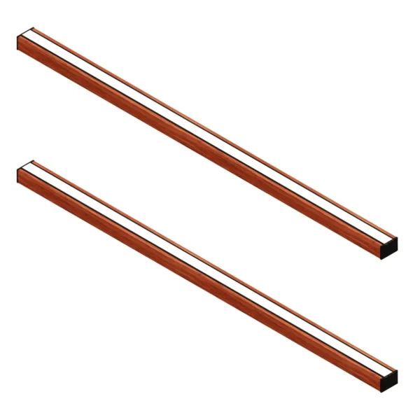 Luminária Led Dakota 36w 4000lm Bivolt Madeira Maciça - Imagem 3