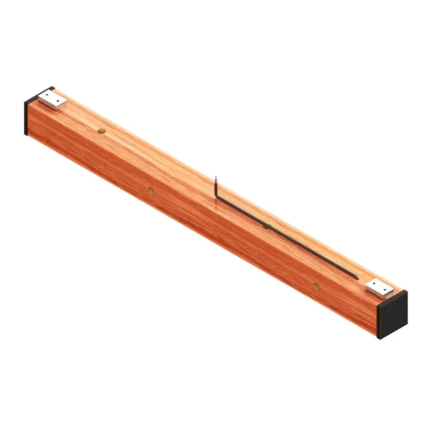 Luminária Led Diamante 36w 4000lm Bivolt Madeira Maciça - Imagem 3
