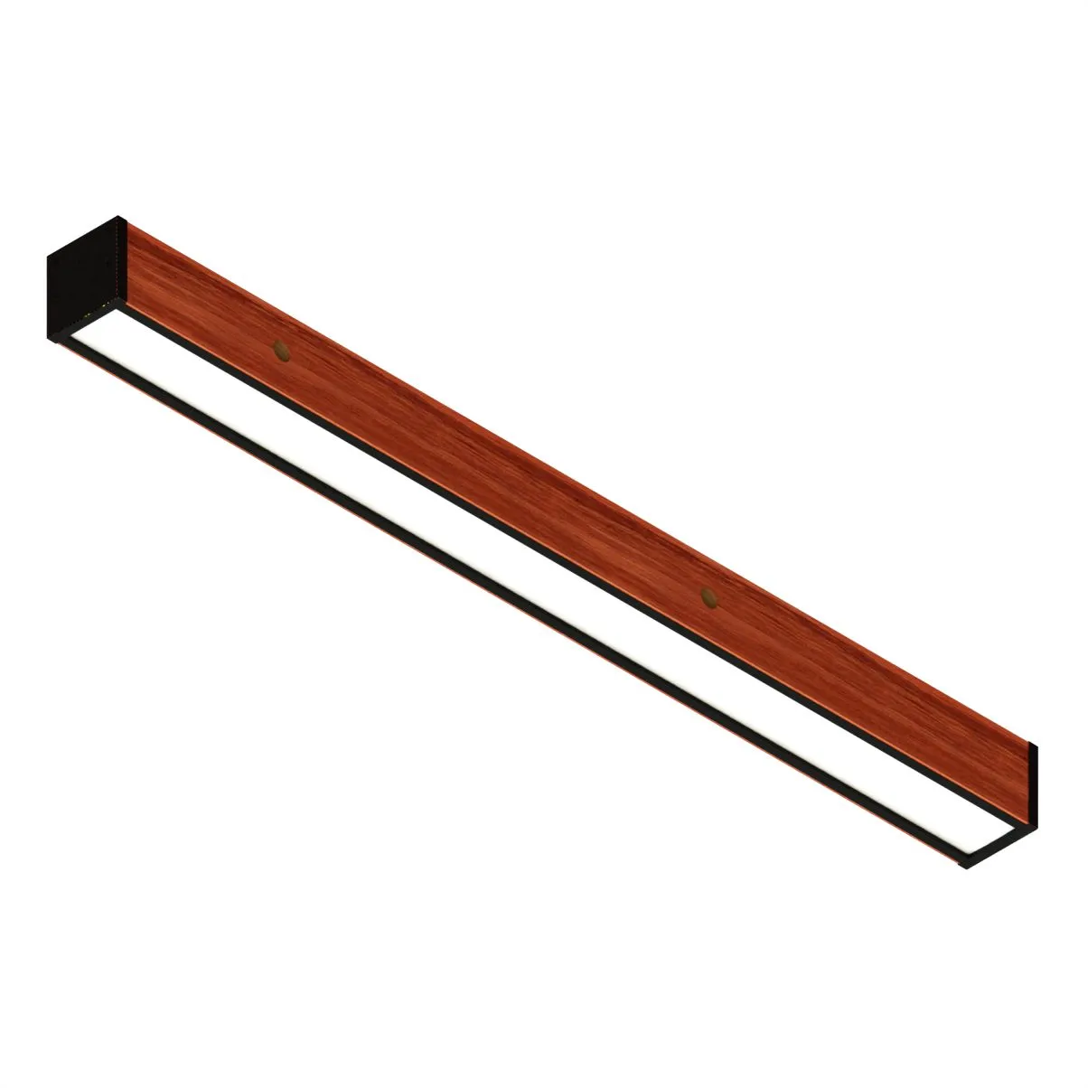 Luminária Led Safira 36w 4000lm Bivolt Madeira Maciça