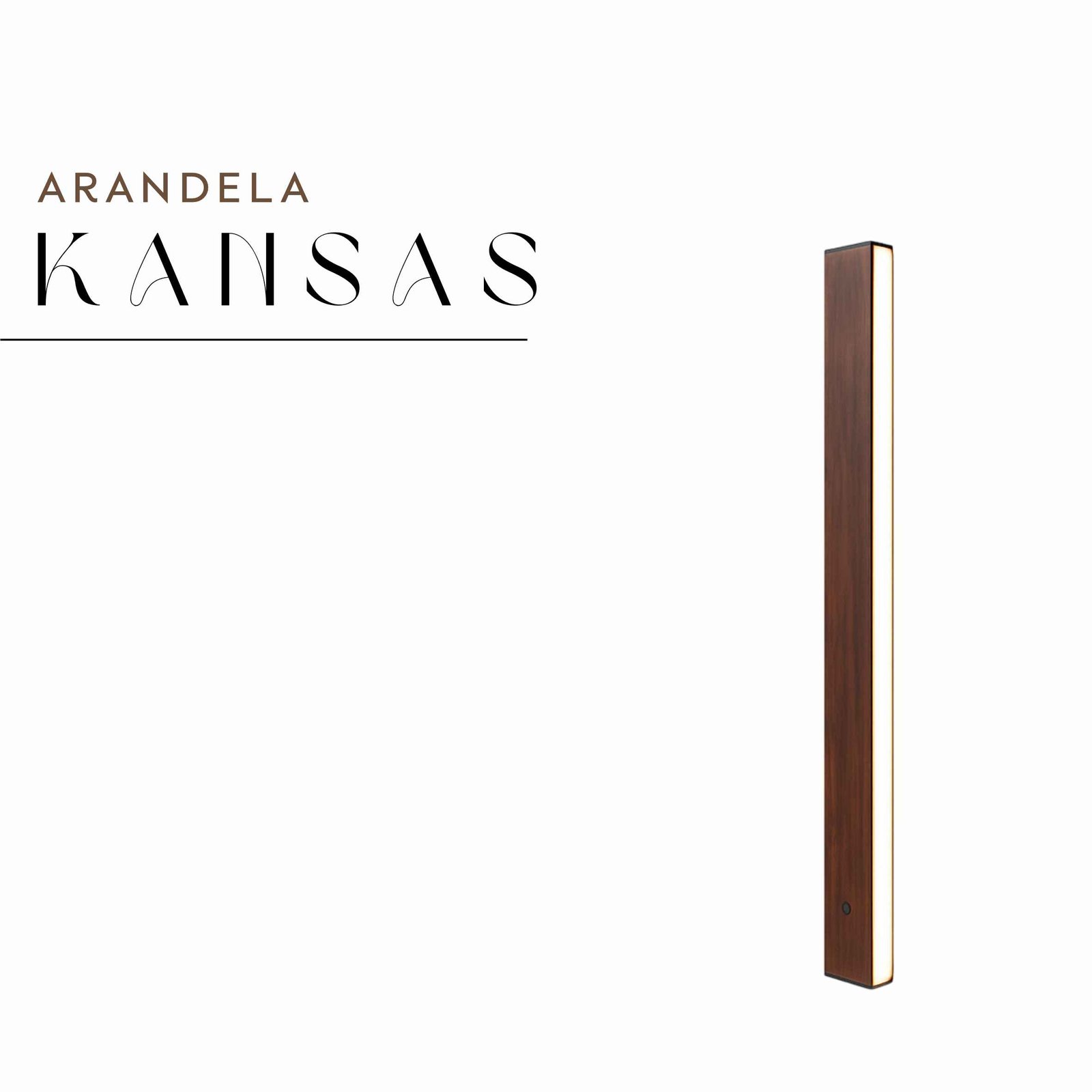 Arandela Kansas 36w Dois Focos de Madeira Maciça Rústica de Demolição