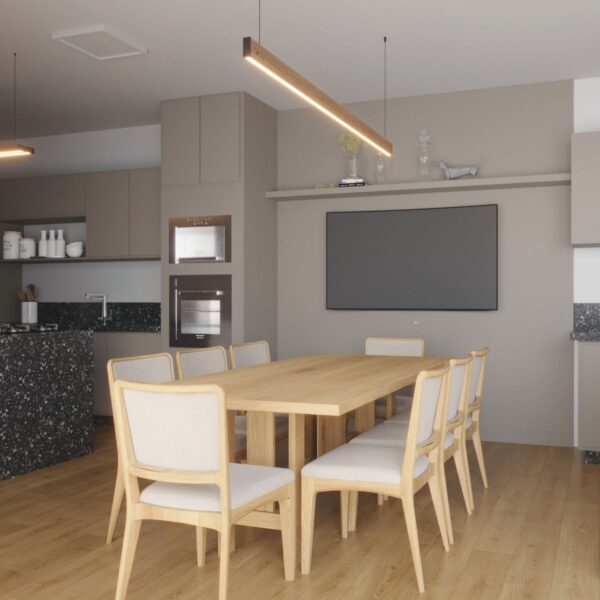Pendente Led Cristal 28w 2800lm Bivolt de Madeira Maciça Rústica de Demolição - Imagem 6