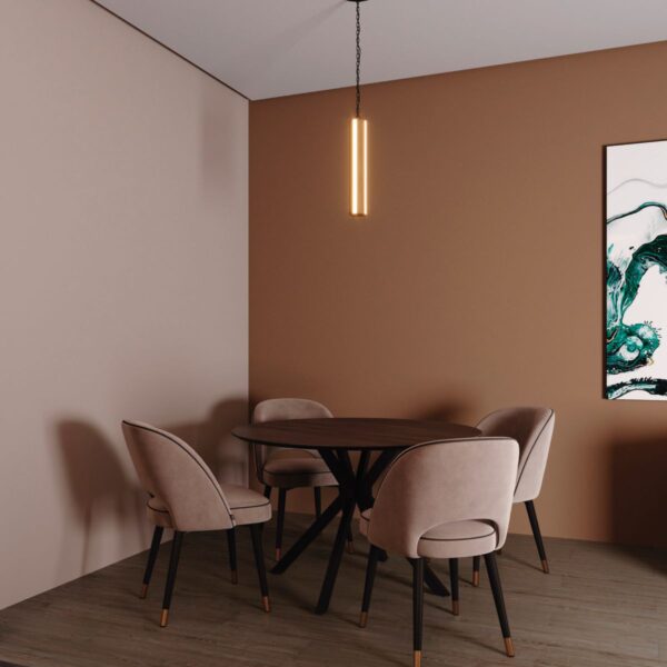 Pendente Led Michigan Corrente 36w 4000lm Bivolt de Madeira Maciça Rústica de Demolição - Imagem 6