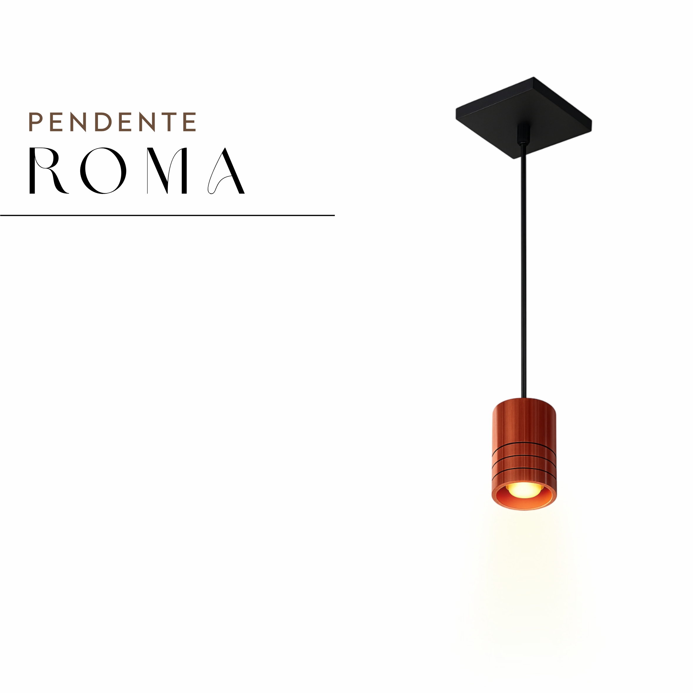 Pendente Roma Cabo PP