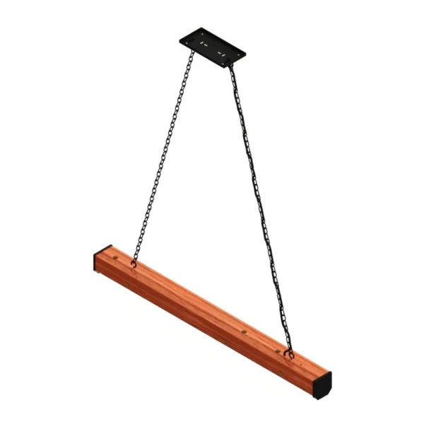 Pendente Led Jade 36w 4000lm Bivolt Madeira Maciça - Imagem 3