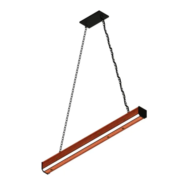 Pendente Led Jade 36w 4000lm Bivolt Madeira Maciça - Imagem 4
