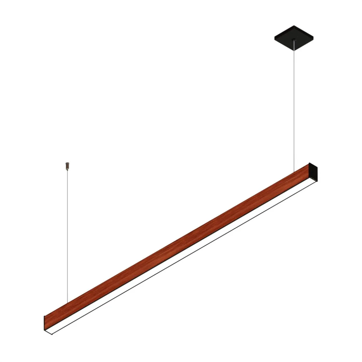 Pendente Led Nevada 36w 4000lm Bivolt Madeira Maciça