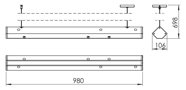 Pendente Led Oregon 36w 4000lm Bivolt Madeira Maciça - Imagem 5