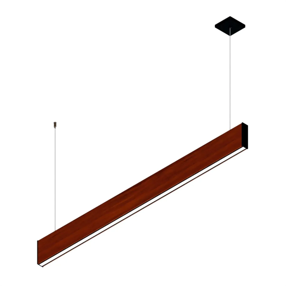 Pendente Led Pérola 24w 2400lm Bivolt Madeira Maciça