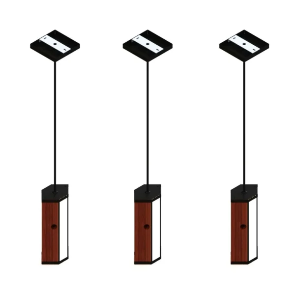 Pendente Led Maine 18w 2000lm Bivolt Madeira Maciça - Imagem 5