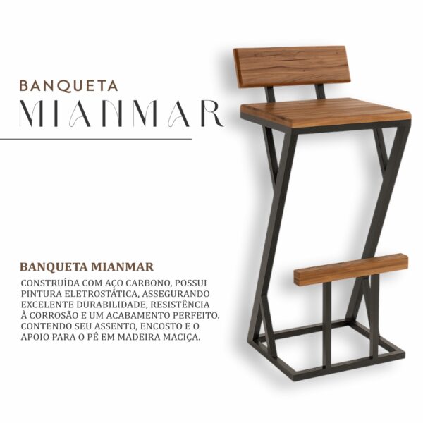 Banqueta Mianmar - Imagem 2