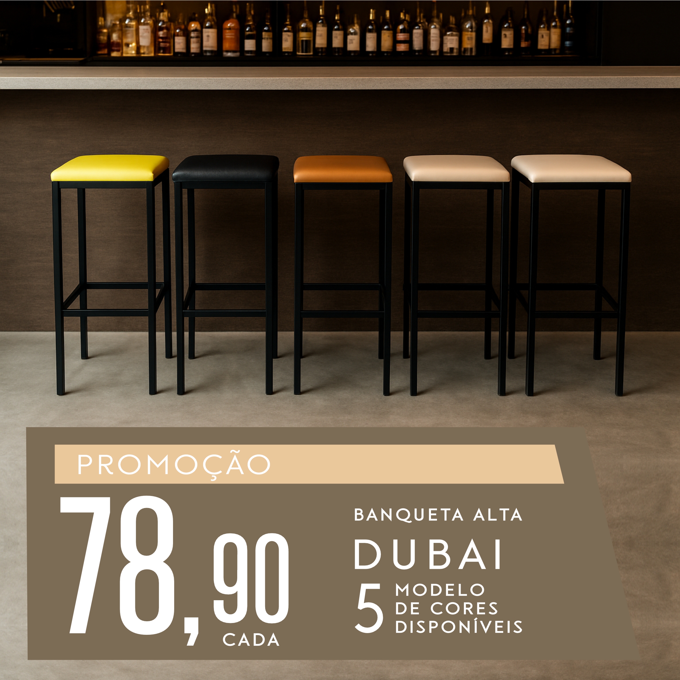 Banqueta Alta Dubai
