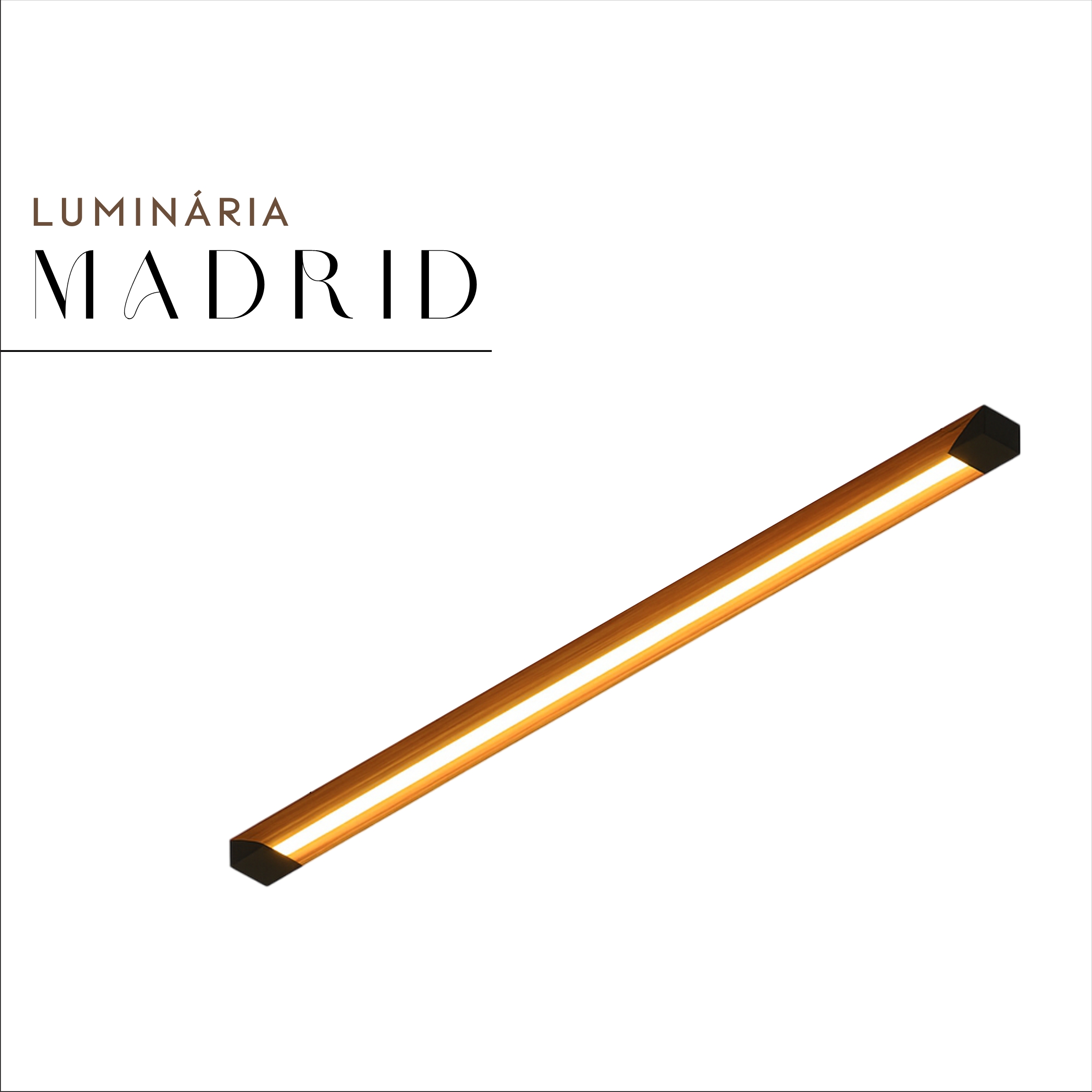 Luminária Madrid Led Tubular