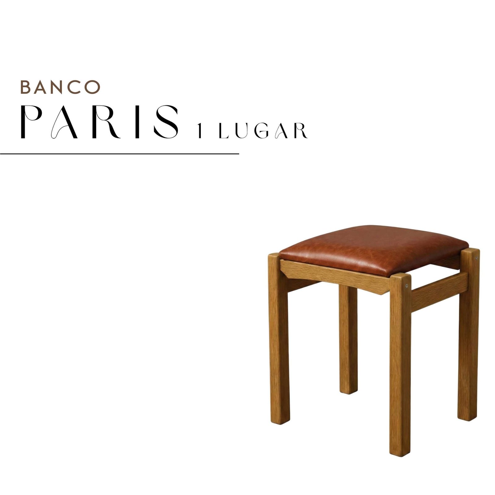 Banco Paris de 1 Lugar de Courvin e Madeira Maciça de Demolição